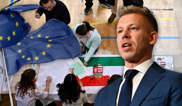 Peter Mađar izbori u Mađarskoj EU zastava