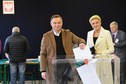 Prezydent Andrzej Duda i Agata Kornhauser-Duda oddali głosy w Krakowie