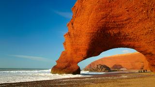 Atrakcje Maroka - plaża Legzira