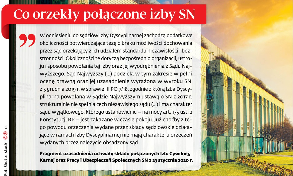 Co orzekły połączone izby SN