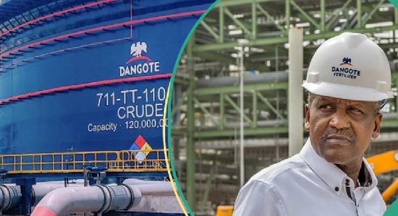 Dangote Petroleum Refinery reduces the price of diesel from ₦1,200 to ₦1,000 per litre  [The Nation Newspaper]