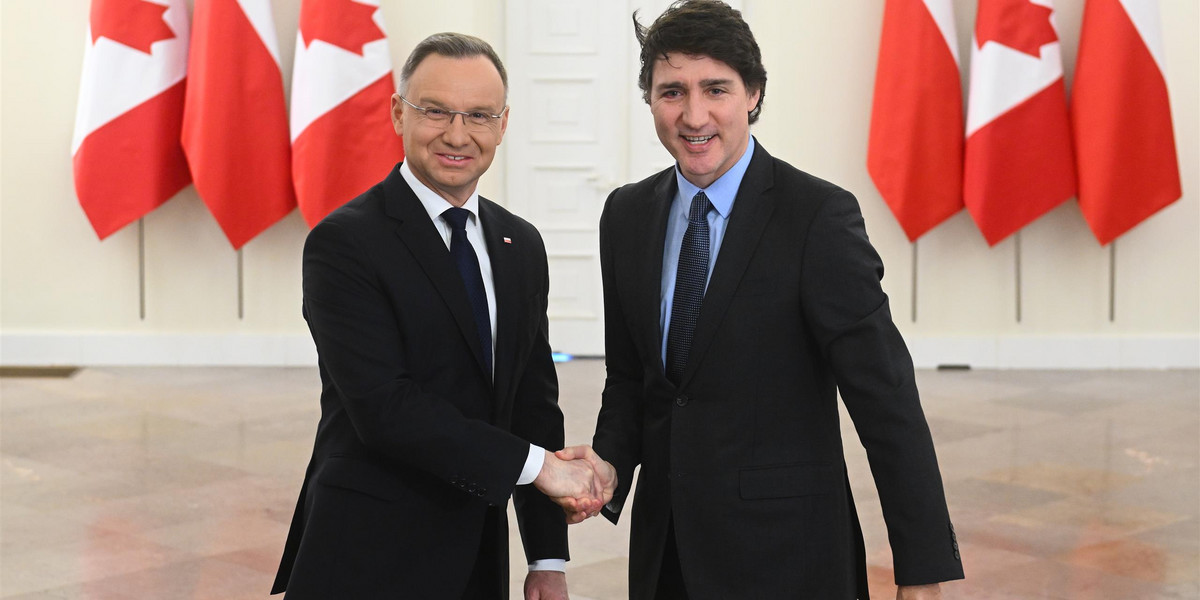 Premier Kanady w Polsce. 