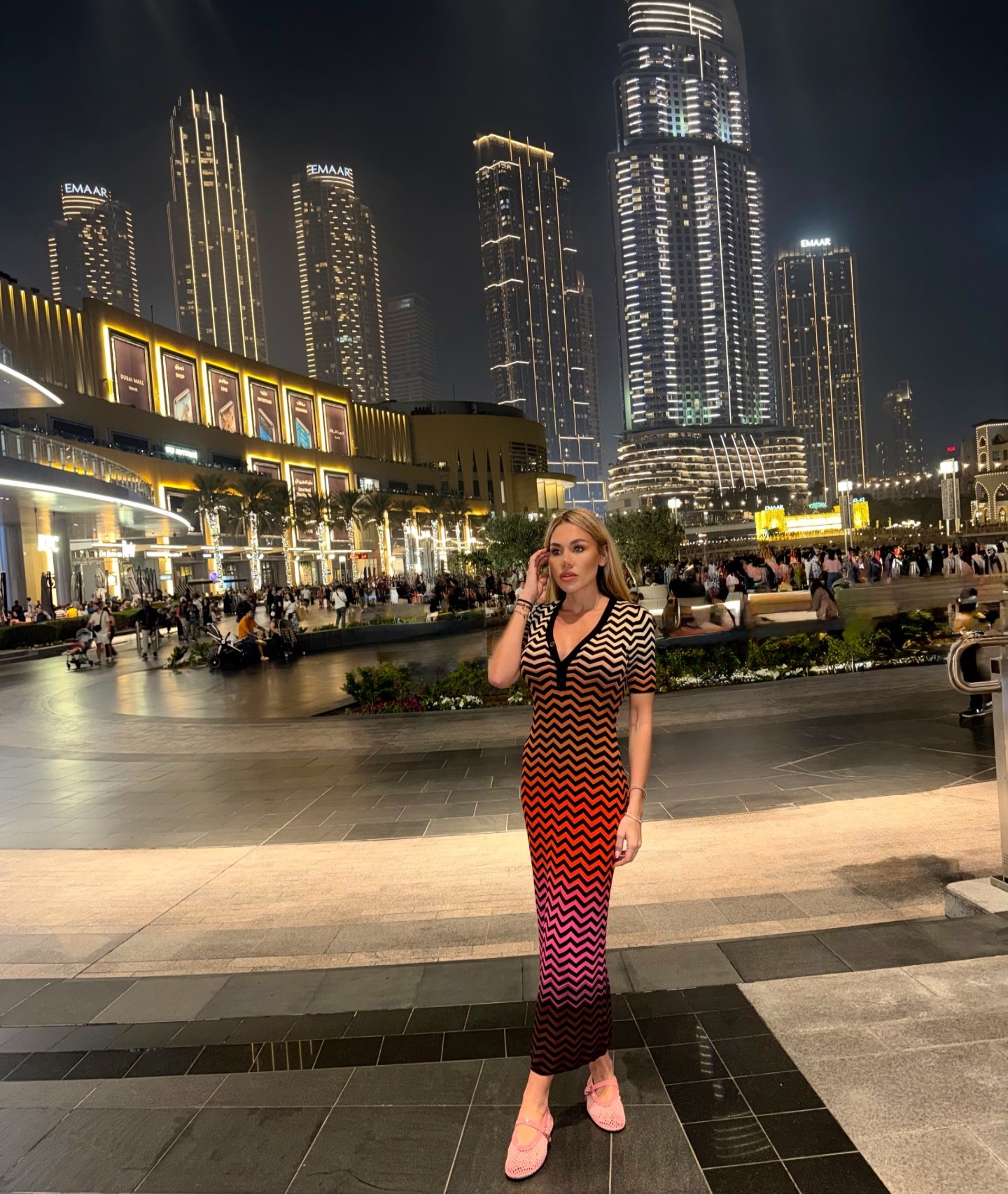 Podnikateľka a influencerka Laura Vizváryová v Dubaji. 