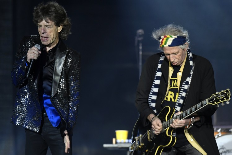 Micka Jagger oraz Keith Richards podczas koncertu The Rolling Stones w Zurychu, 20.09.2017