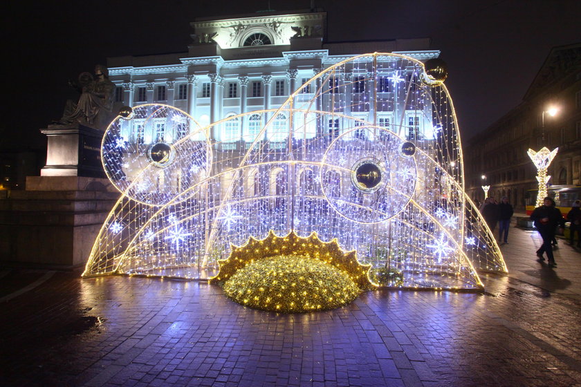 W Święta zobacz świąteczną iluminację w Warszawie! 