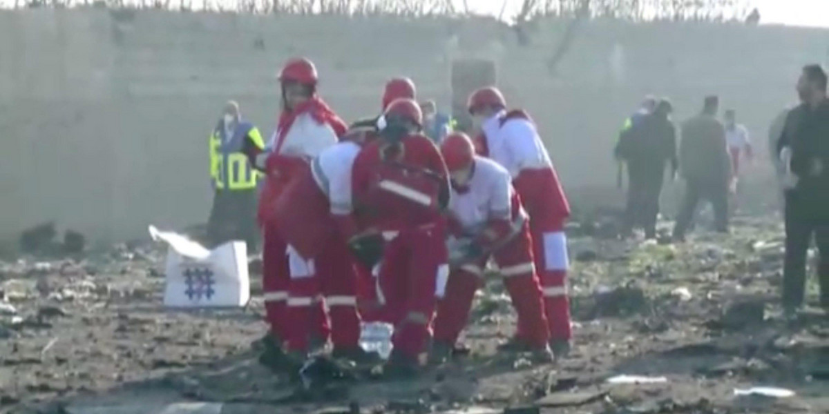 PILNE. Ukraiński Boeing 737 ze 176 osobami na pokładzie rozbił się w Teheranie