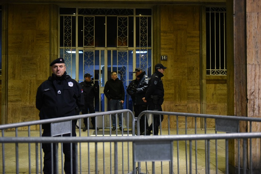 Protest ispred RIK-a