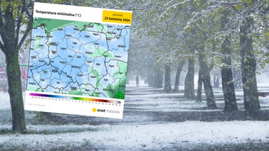 Tak zimno nie było nawet w lutym. Temperatura spadnie do -8 st. C