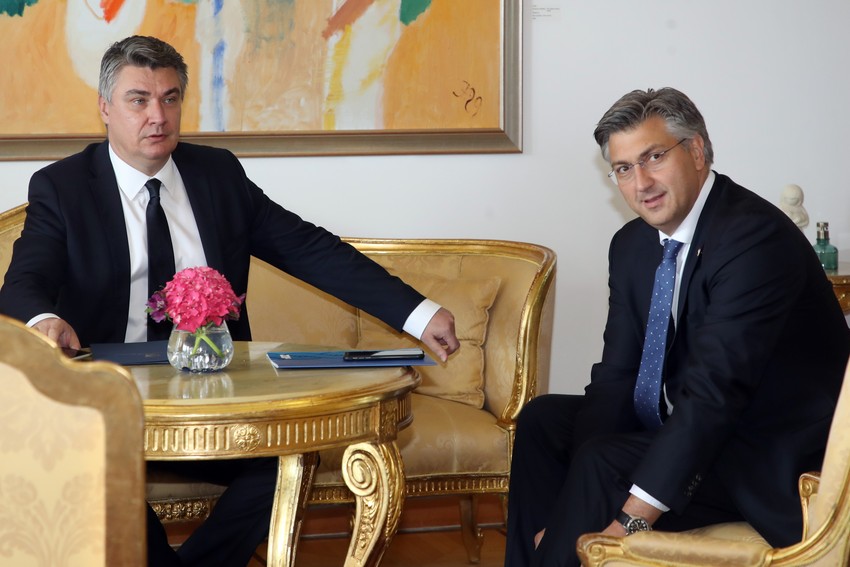 Zoran Milanović i Andrej Plenković