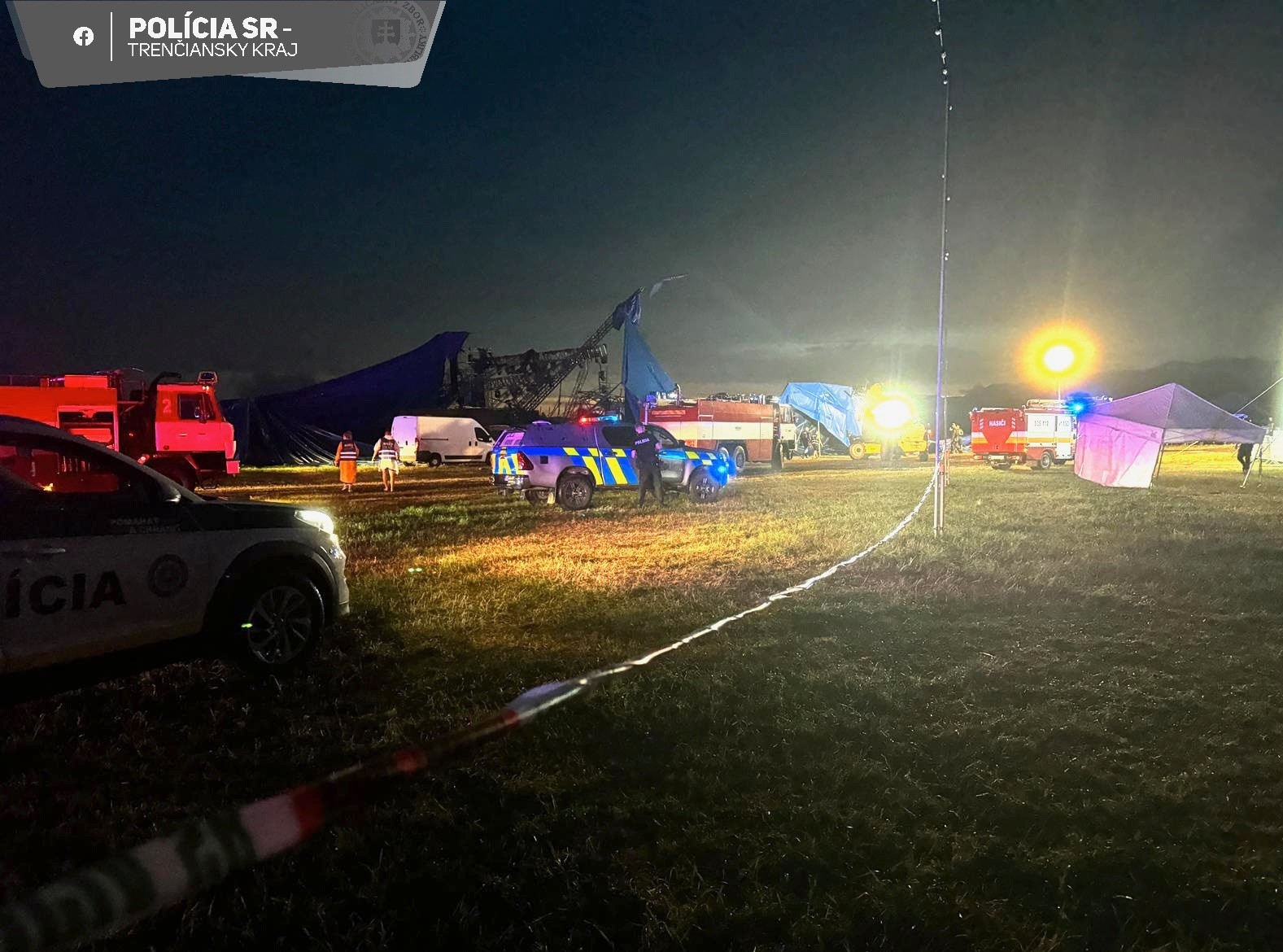 Polícia začala pre pád stanu na festivale Pohoda trestné stíhanie.