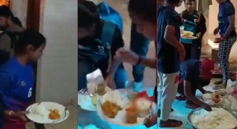 New Delhi:  Viral video showing a group of young female Kabbadi players eating from a toilet sparks outrage on social media