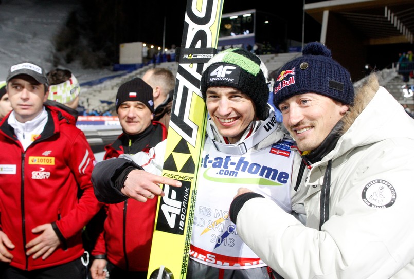 Kamil Stoch i Adam Małysz