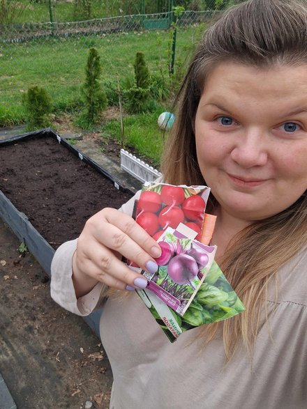 "W szczycie sezonu bywamy na działce również w tygodniu, aby podlewać rośliny"