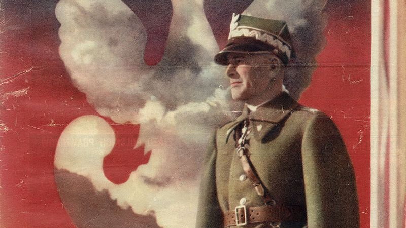 Plakat propagandowy z wizerunkiem marszałka Śmigłego-Rydza
