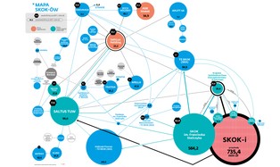 Spółka systemu SKOK w Luksemburgu większa niż wszystkie kasy razem [MAPA SIECI POWIĄZAŃ]