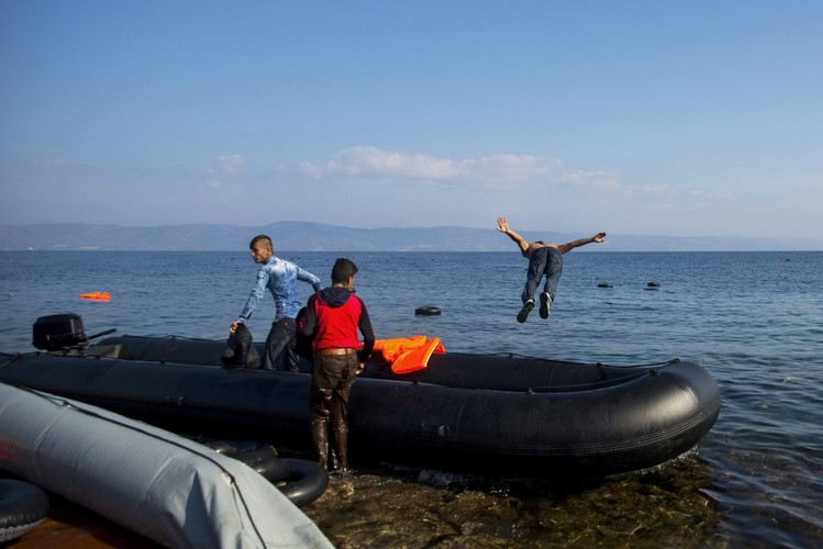 Uchodźcy na Lesbos