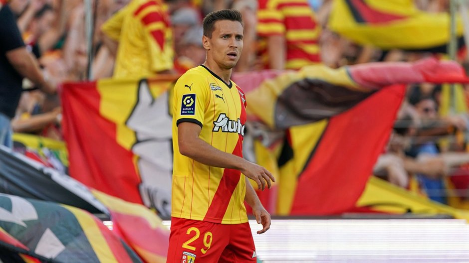 Przemysław Frankowski w barwach RC Lens