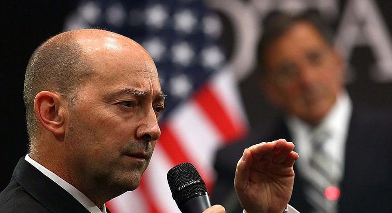 James Stavridis at a NATO meeting.