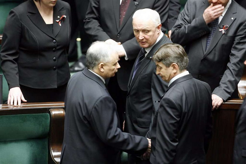 Sejm. Prezes PiS odbiera kondolencje