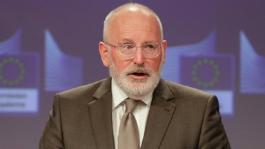 Timmermans o praworządności w Polsce. Szymański: mówił o "kampanii pomówień" polskich sędziów