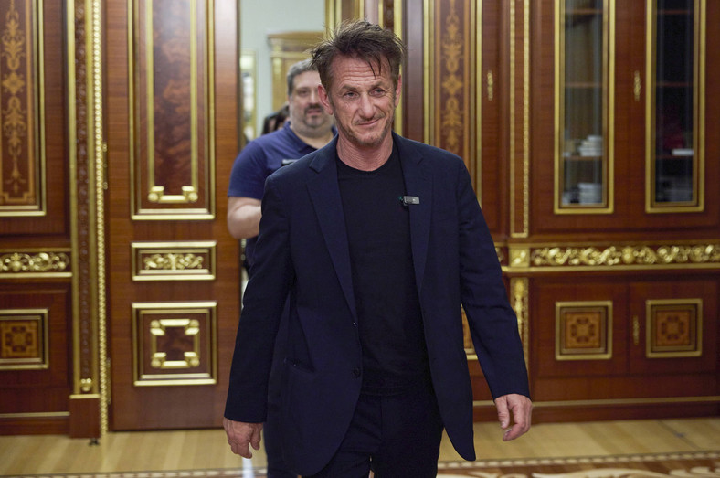 Sean Penn w Kijowie