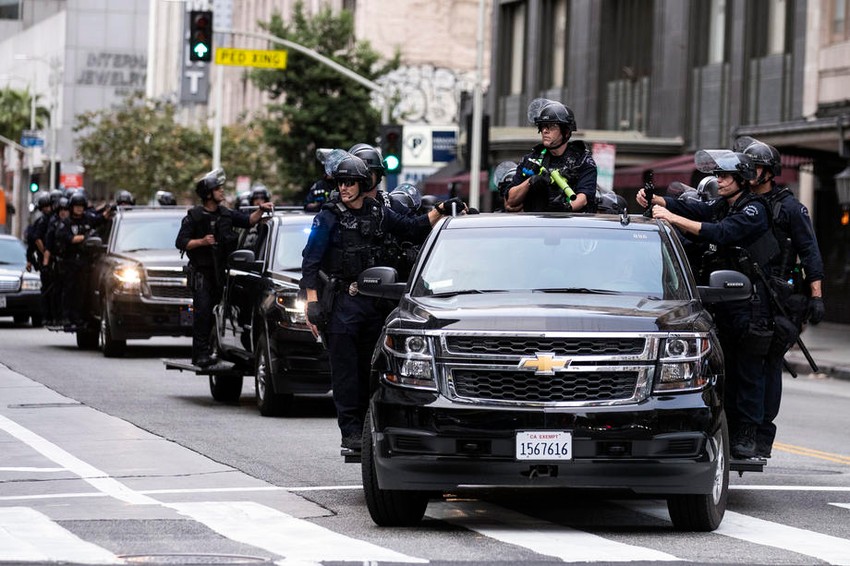 Nemiri širom SAD - policija Los Anđelesa