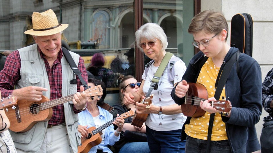 Cały Poznań Ukulele 2022 fot. Codzienny Poznań archiwum