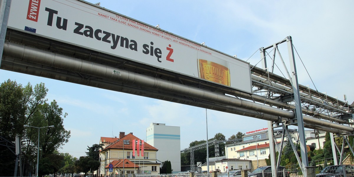 Grupa Żywiec może zapłacić ok. 68 mln zł kary po kontroli podatkowej w związku z "niewłaściwym ujęciem w rozliczeniach podatkowych".