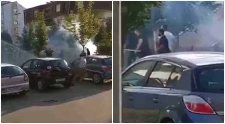 Tuča Grobara i Bed Blu Bojsa
