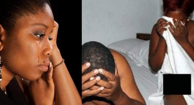 Ghanaian wife catches hubby and her mom in bed, realises her mom is pregnant