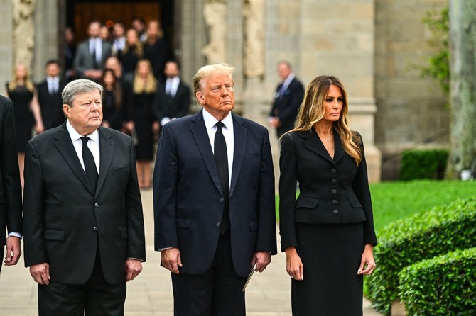 Sahrana majke Melanije Tramp