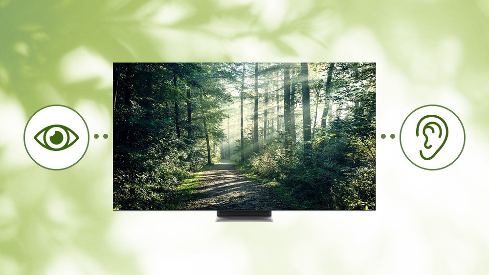 Vizuálna accessibilita televízií Samsung