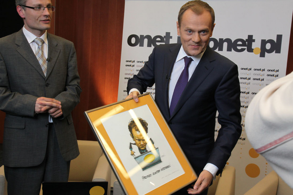 Donald Tusk na czacie w Onet.pl