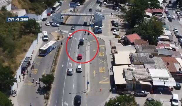 Policija u Crnoj Gori dronom uhvatila bahate vozače 