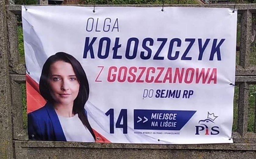 Billboardy Olgi Kołoszczyk