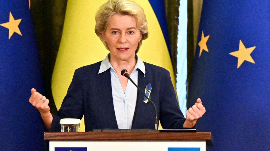 Ursula von der Leyen w Kijowie, 11 czerwca 2022 r.