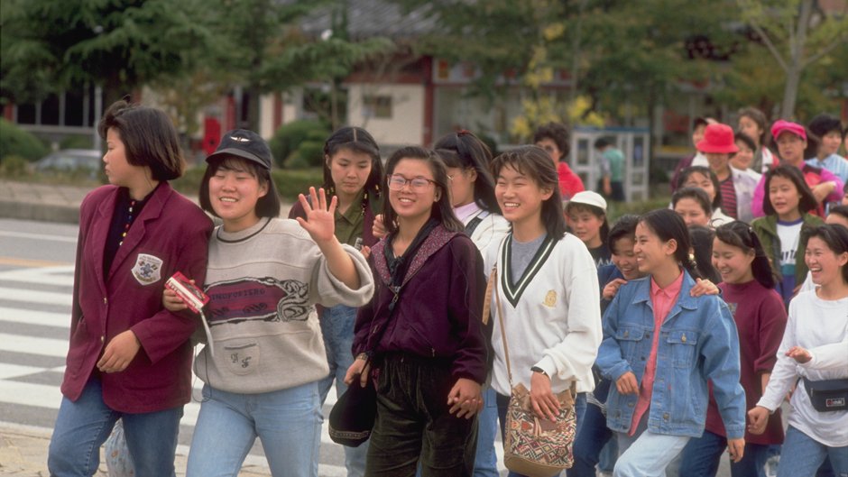 Koreańska wycieczka szkolna do Seulu (1990 r.)