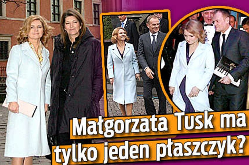 Małgorzata Tusk ma tylko jeden płaszczyk?