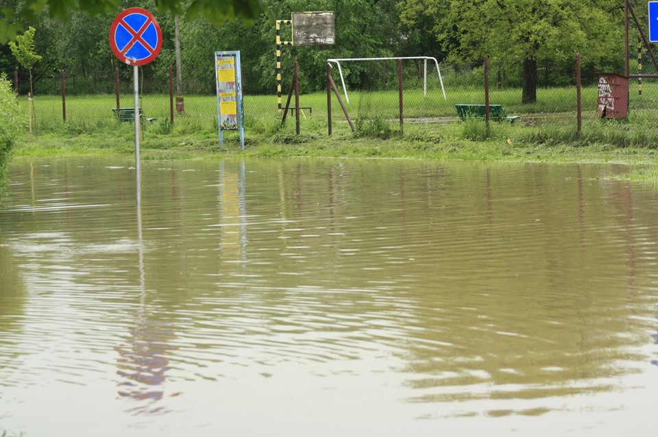 KRAKÓW POWÓDŹ MAJORA CZERWONY PRĄDNIK