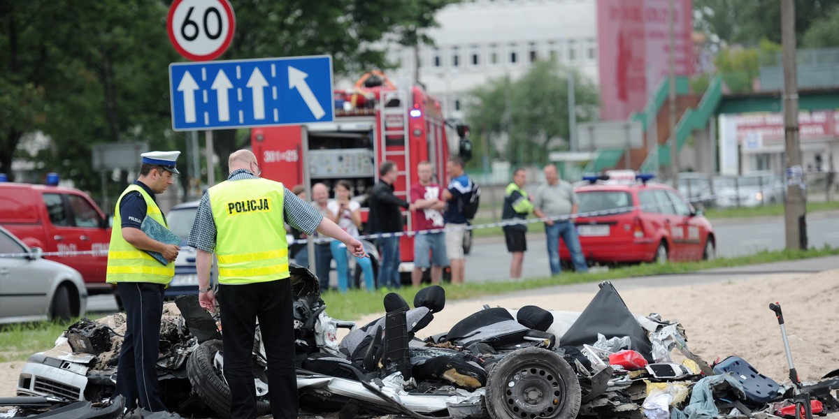 wypadek na jagiellońskiej