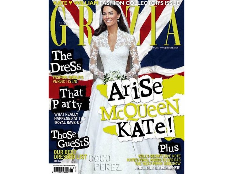 Kate Middleton na okładce magazynu „Grazia”