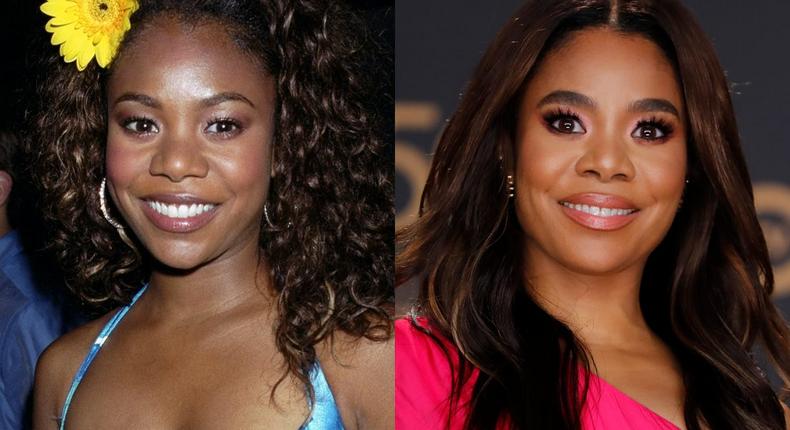 Regina Hall in her twenties and fifties