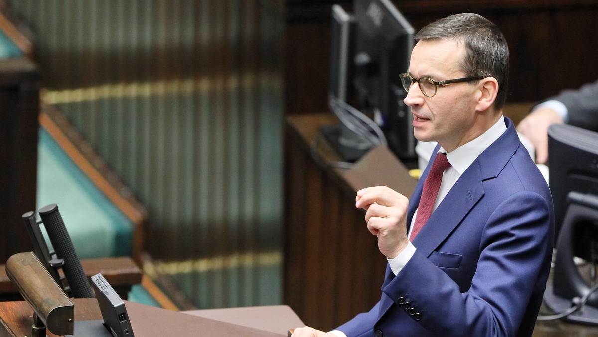 Mateusz Morawiecki w Sejmie 