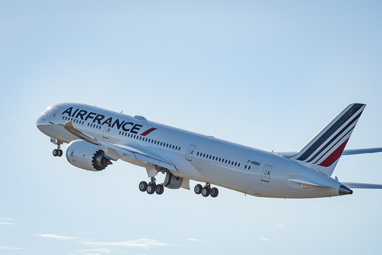 Dreamliner Air France w locie