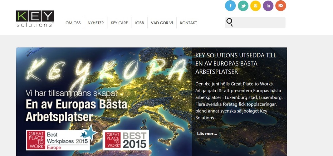 W kategorii 25 Najlepszych MAaych i Średnich Miejsc Pracy Europa 2015 (