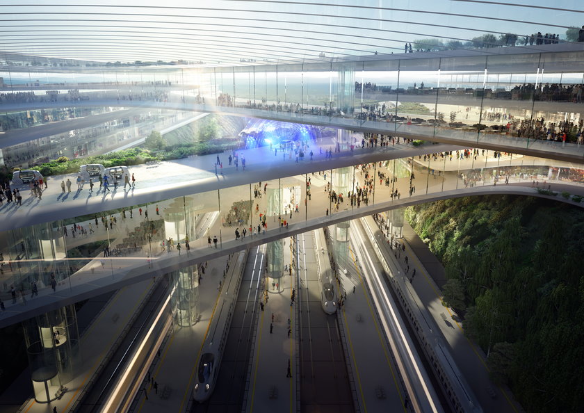 Terminal CPK Koncepcja Zaha Hadid Architects 