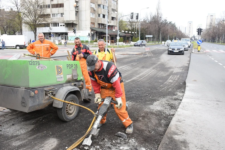 radovi bulevar nikole tesle