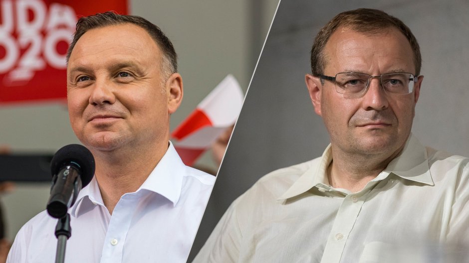 Prezydent Andrzej Duda / Prof. Antoni Dudek