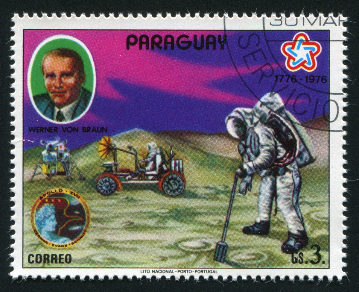 Wernher von Braun, twórca kosmicznego programu NASA, w czasie II wojny Sturmbannführer SS