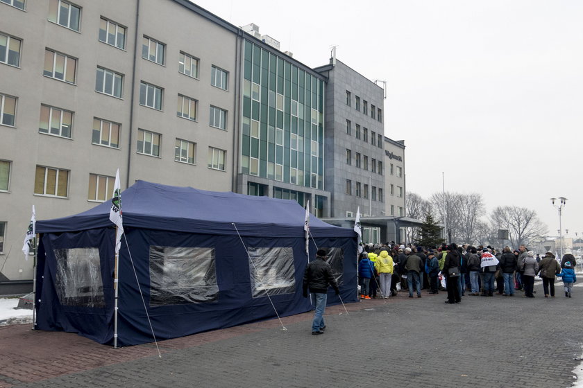 Jastrzębie Zdrój. Nielegalny protest w JSW 